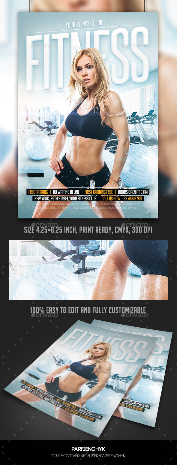 Fitness Sport Flyer Template - Sports Events