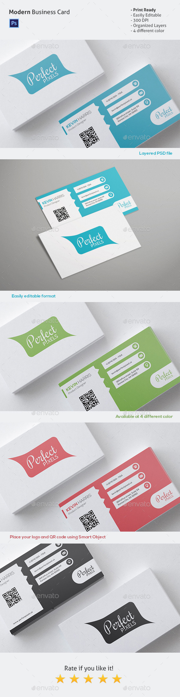 Simple Business Card - Corporate Business Cards