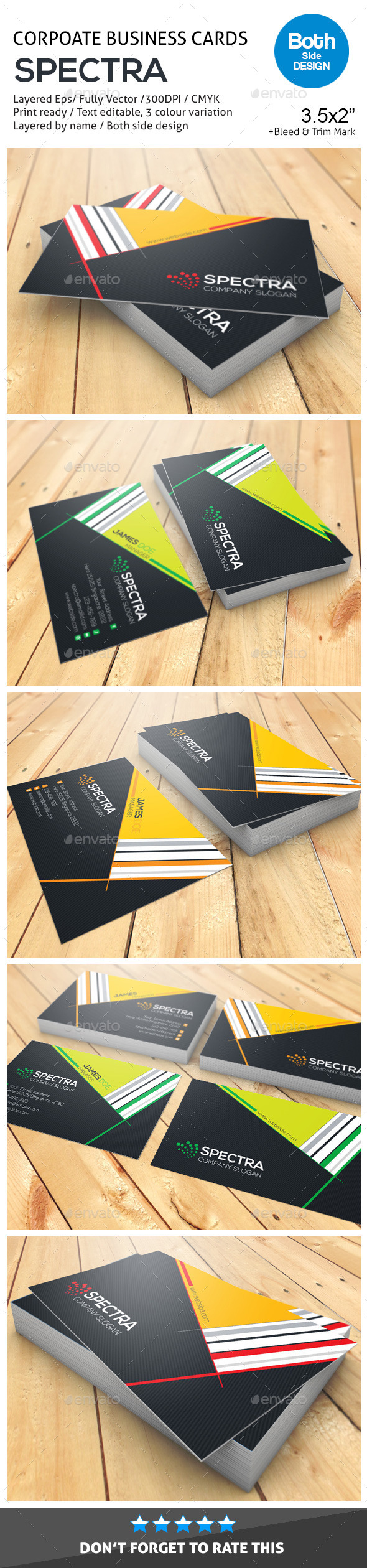 SPECTRA Corporate Business Cards - Corporate Business Cards