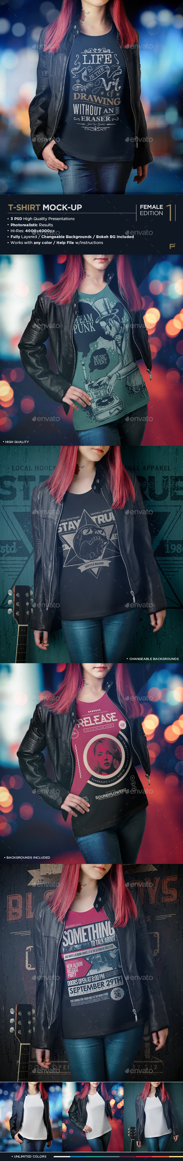 T-Shirt Mock-Up - T-shirts Apparel