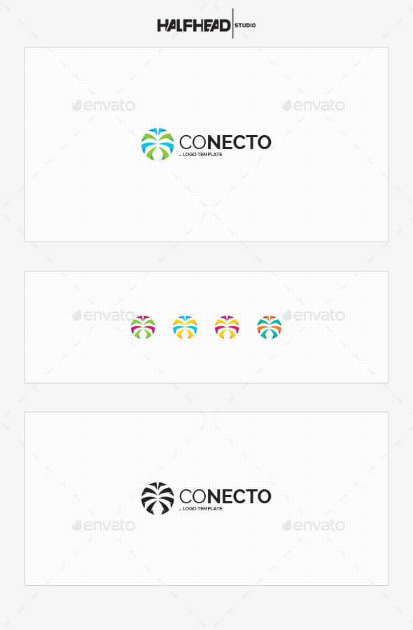 Conecto Logo Template - Abstract Logo Templates