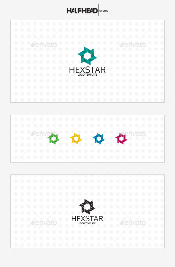 Hexstar Logo Template - Symbols Logo Templates