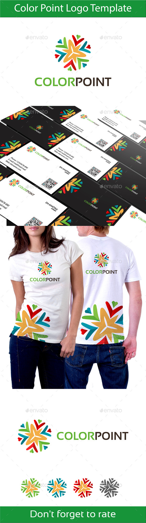 Color Point Logo - Vector Abstract