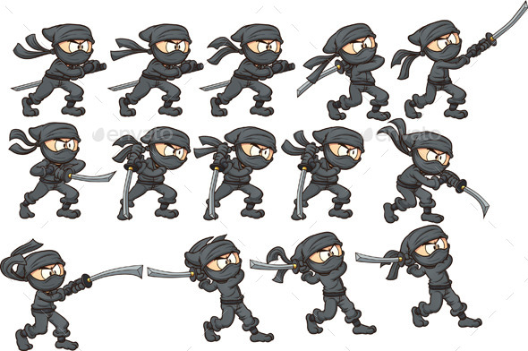Katana Attack - Sprites Game Assets