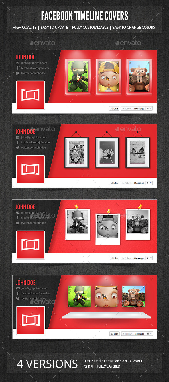 Multipurpose Facebook Covers - Facebook Timeline Covers Social Media