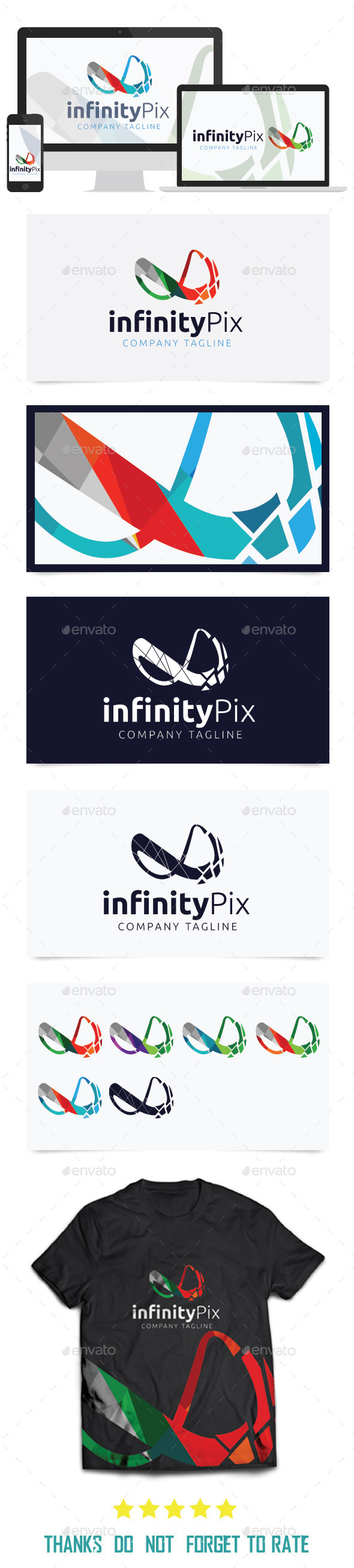 Infinity Pix Logo Templates - Abstract Logo Templates