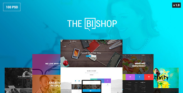The Bishop - PSD Template - Corporate PSD Templates