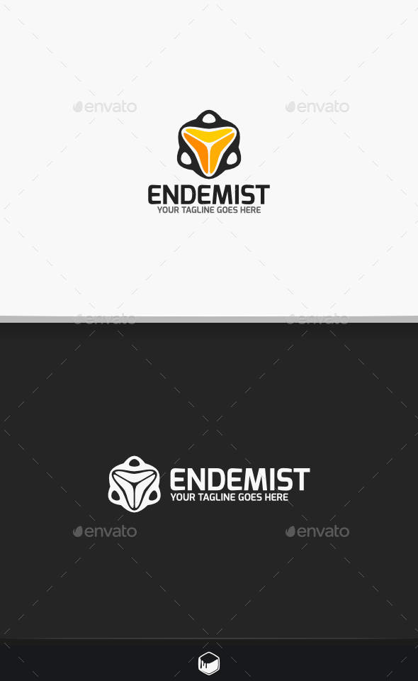 Tracker Endemist Logo - Vector Abstract