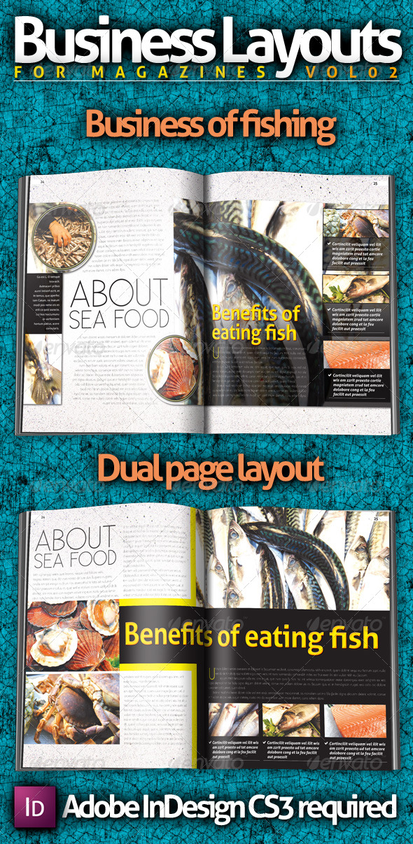 Business Layouts - VOL02 - Newsletters Print Templates