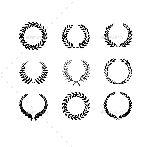 Laurel Wreaths - Decorative Symbols Decorative