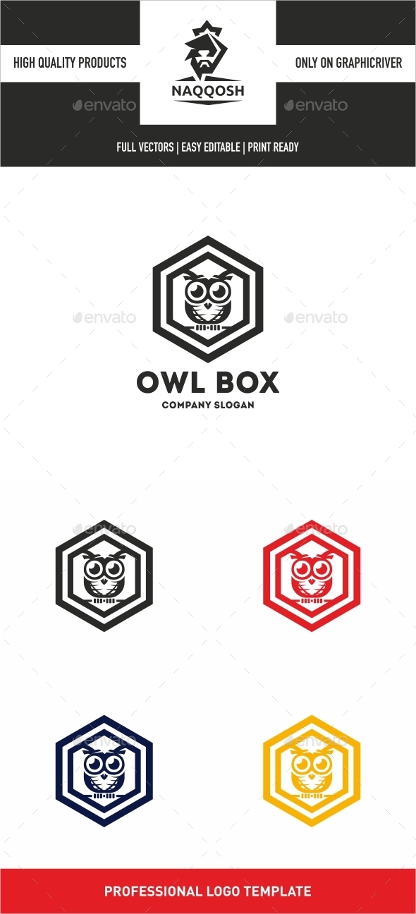 Owl Box - Logo Templates