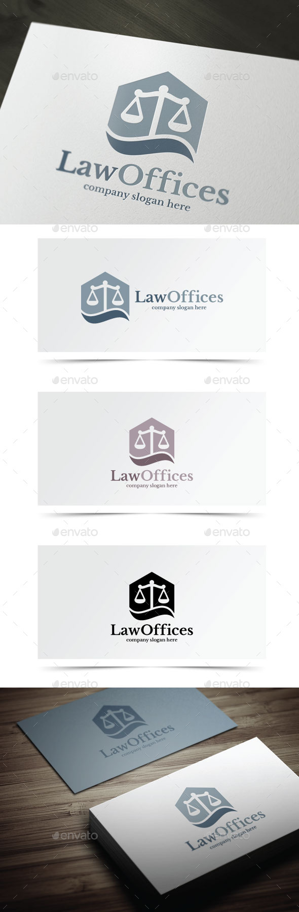 Law Offices - Objects Logo Templates