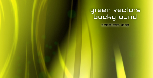 Green vectors Background