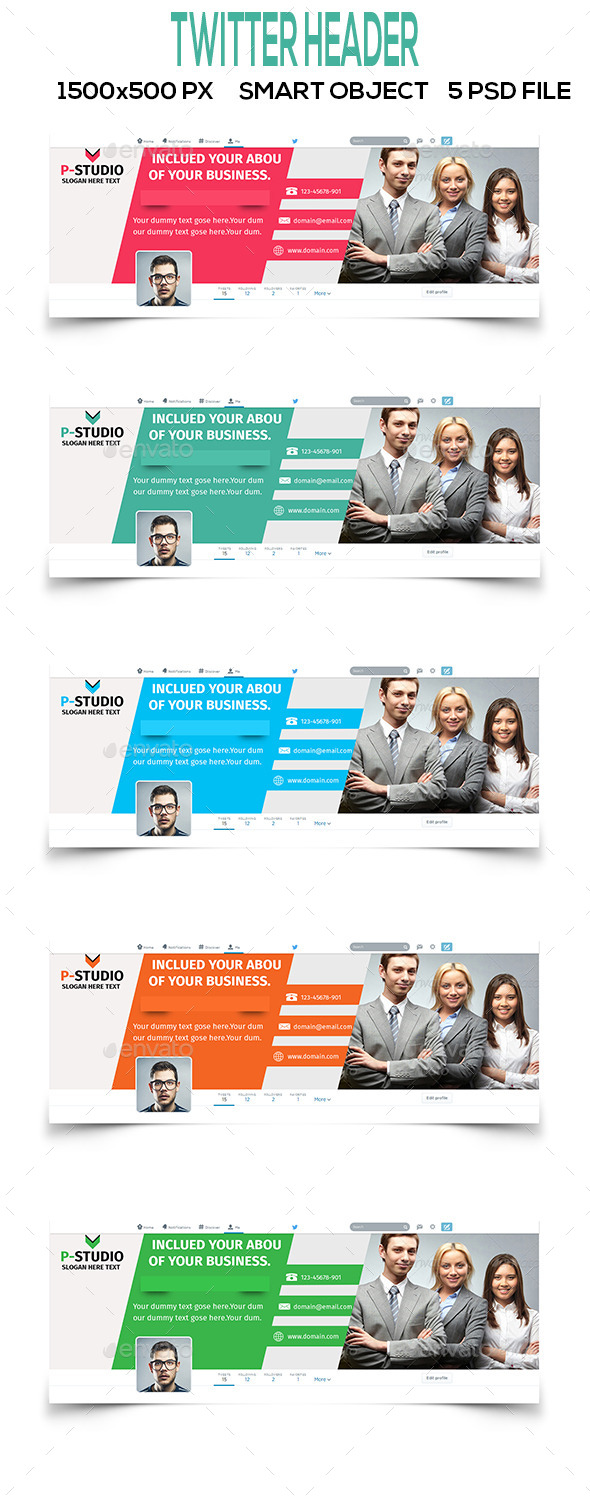Multipurpose Twitter Header V1 - Twitter Social Media