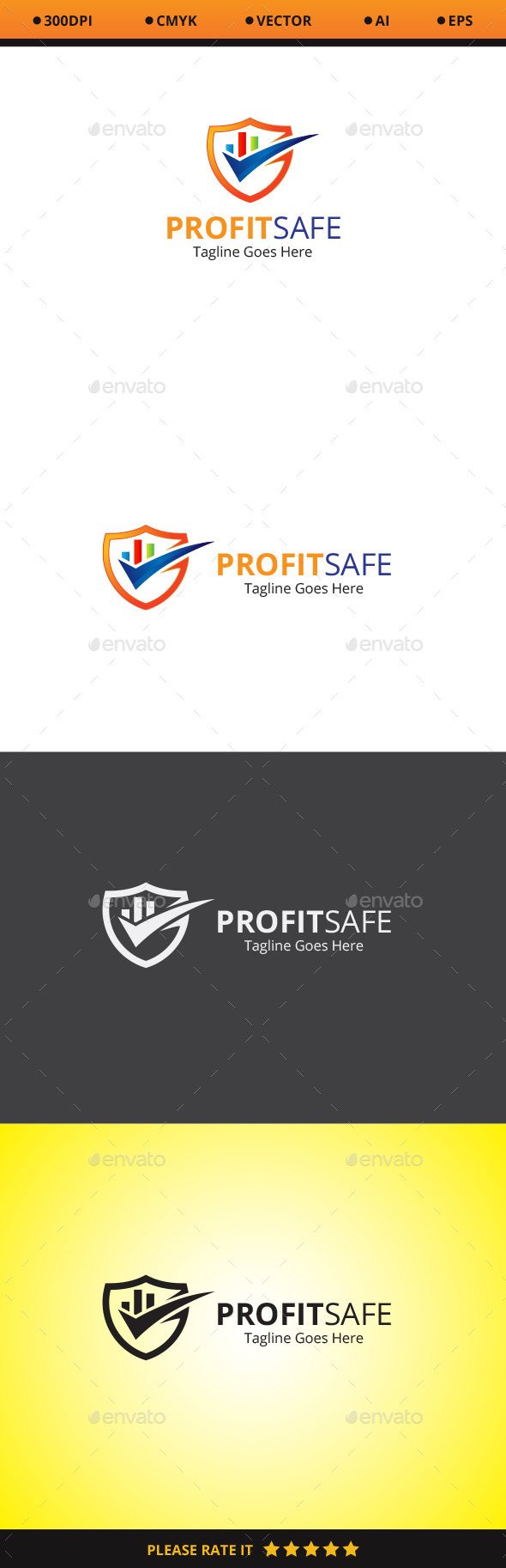 Profit Safe Logo - Symbols Logo Templates