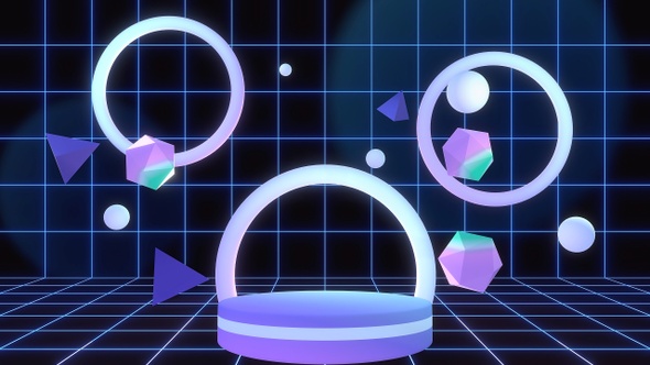 Purple Podium With Geo alt