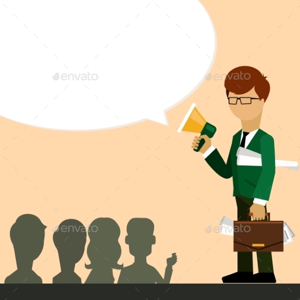 Investor Speaks in Megaphone - Concepts Business