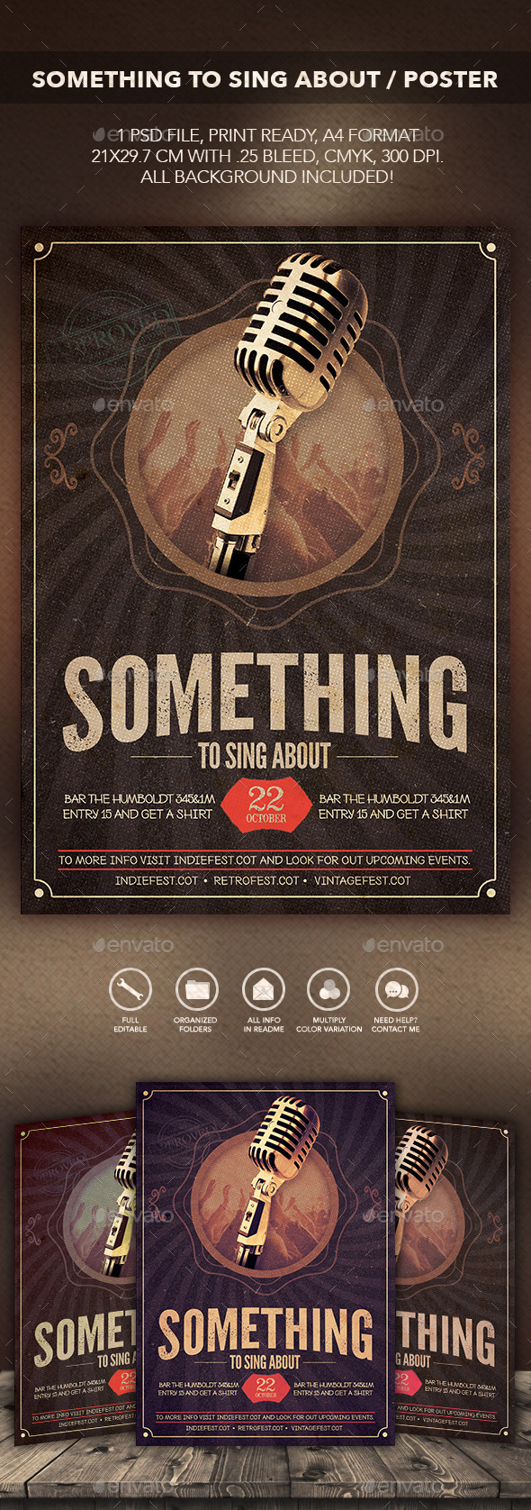 Something to Sing About Flyer/Poster - Flyers Print Templates