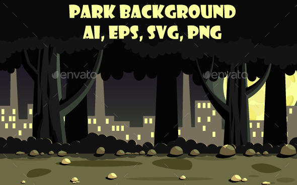 Park BG - Backgrounds Game Assets