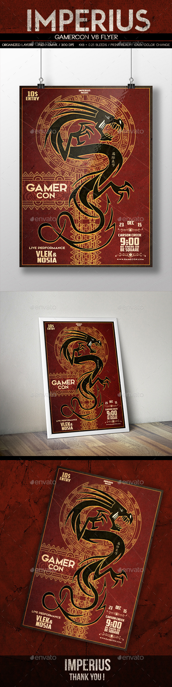 GamerCon V6 - Flyers Print Templates