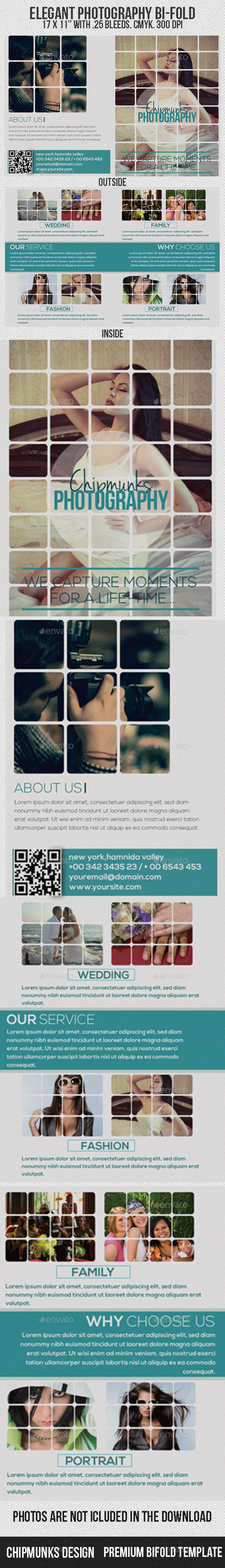 Elegant Photography Bifold - Brochures Print Templates