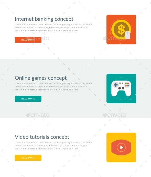 Website Headers or Promotion Banners Templates - Web Technology