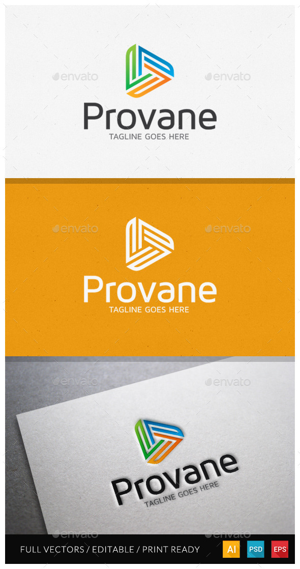 Provane Media Logo Template - Letters Logo Templates