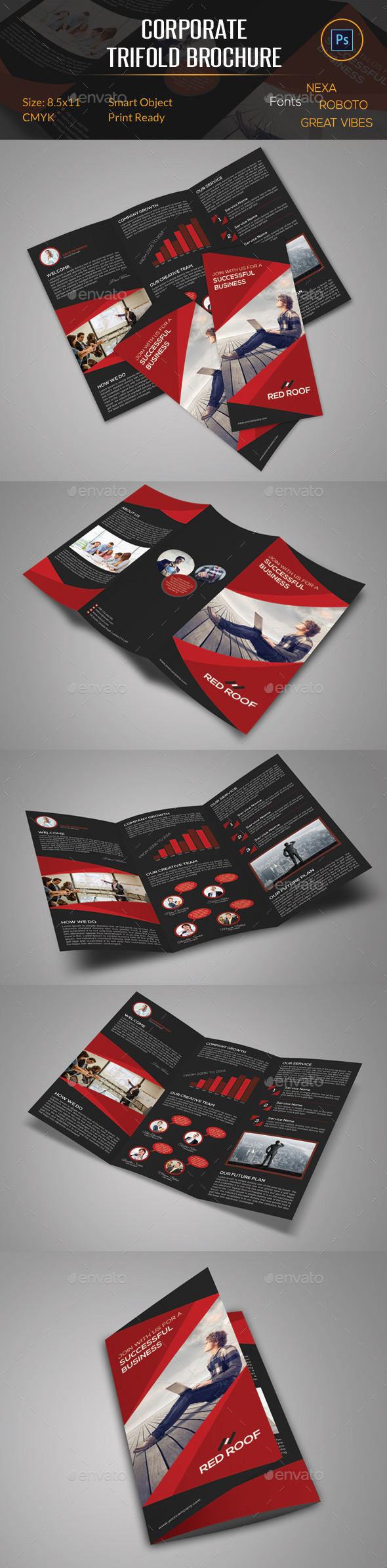 Corporate Trifold Brochure - Corporate Brochures