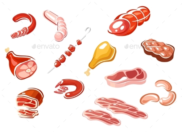 Meat Products - Food Objects
