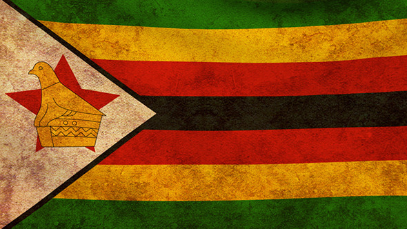 Zimbabwe Flag 2 Pack – Grunge and Retro
