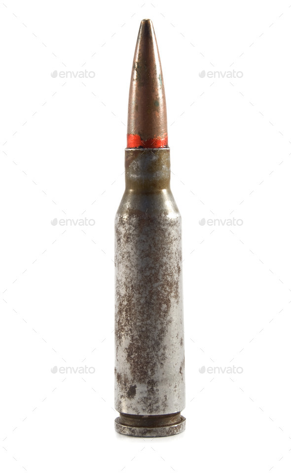 assault rifle cartridge - Stock Photo - Images