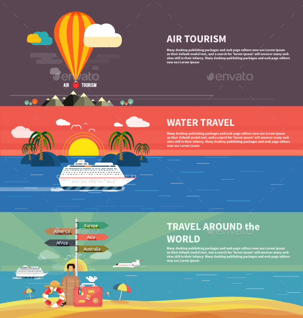 Traveling and Planning Summer Vacation - Travel Conceptual