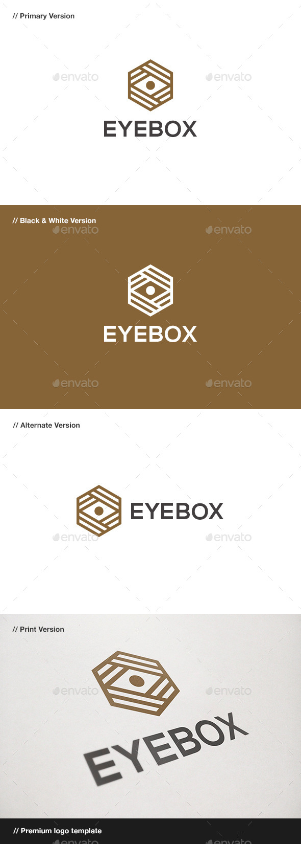 Eye Box Logo - Symbols Logo Templates