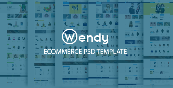 Wendy - Ecommerce PSD Template - Fashion Retail