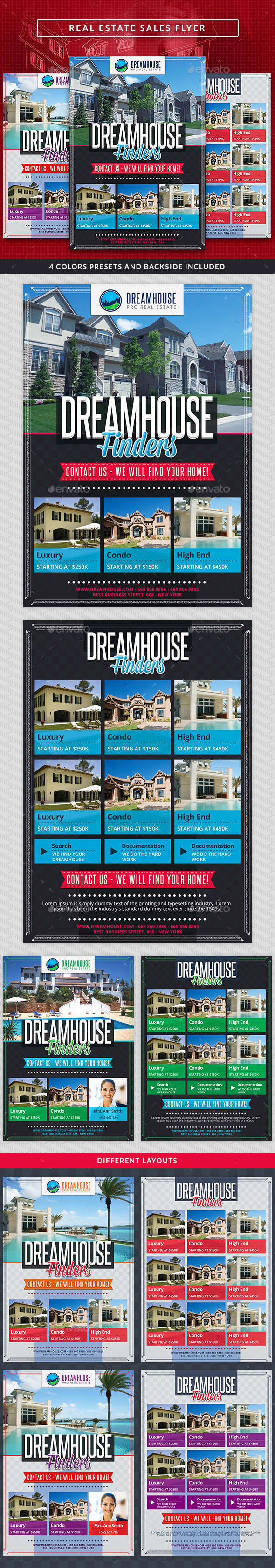 Real Estate Sales Commerce Flyer - Corporate Flyers