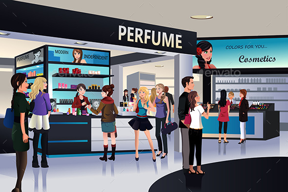 Shopping for Cosmetics - Commercial / Shopping Conceptual