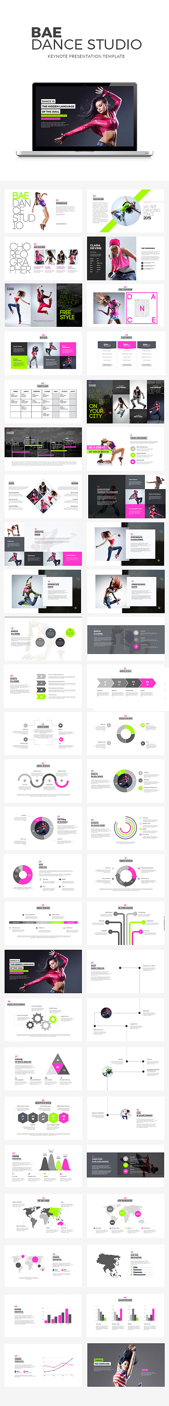 Bae Dance Keynote Presentation - Business Keynote Templates