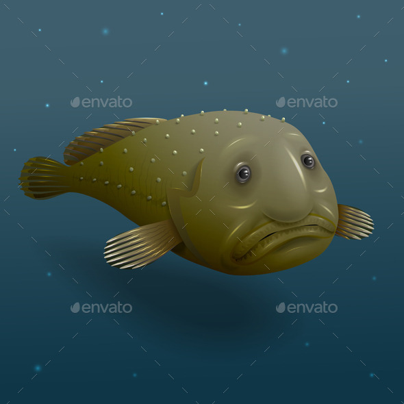 Blob Fish - Animals Characters