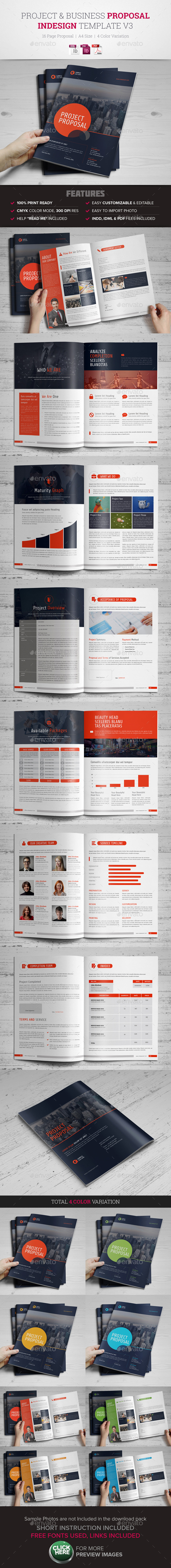 Project & Business Proposal v3 - Proposals & Invoices Stationery