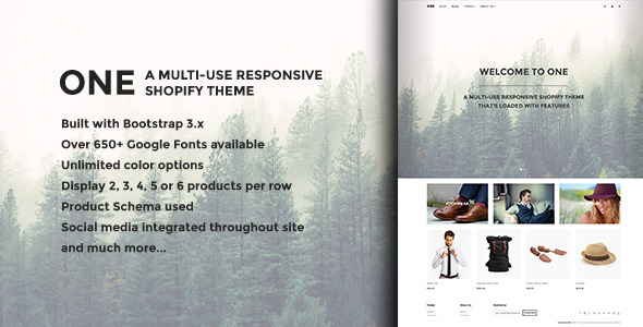 ONE - A - ThemeForest 10503101