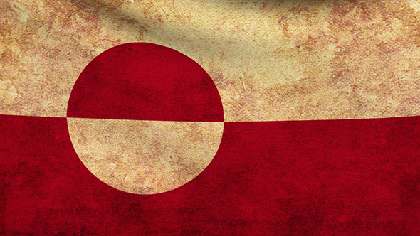 Greenland Flag 2 Pack – Grunge and Retro