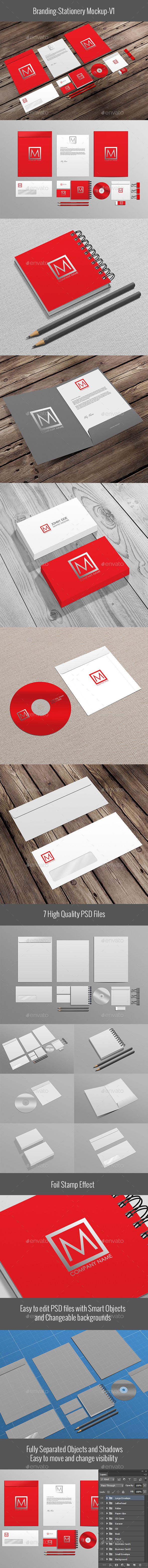 Branding-Stationery Mockup - Stationery Print