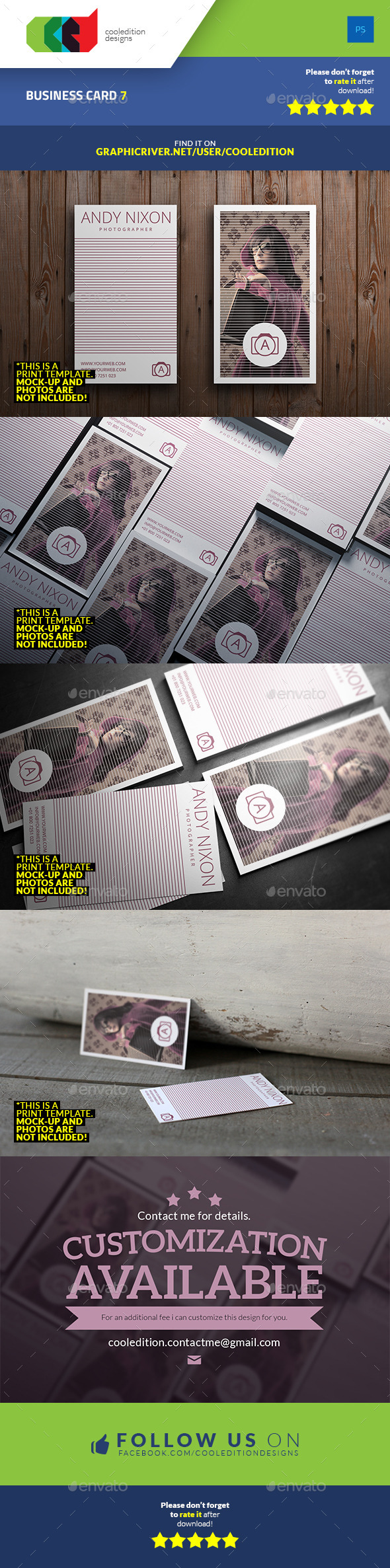 Business Card 7 - Retro/Vintage Business Cards
