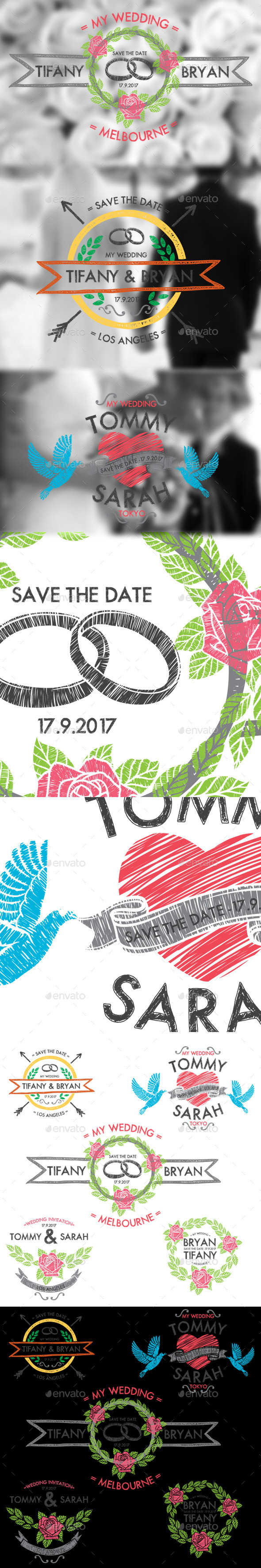 Wedding Badges - Weddings Seasons/Holidays