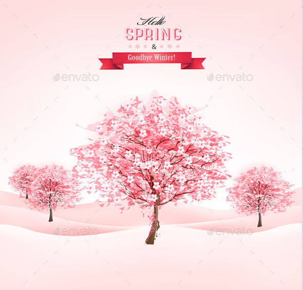 Sakura Tree - Seasons Nature