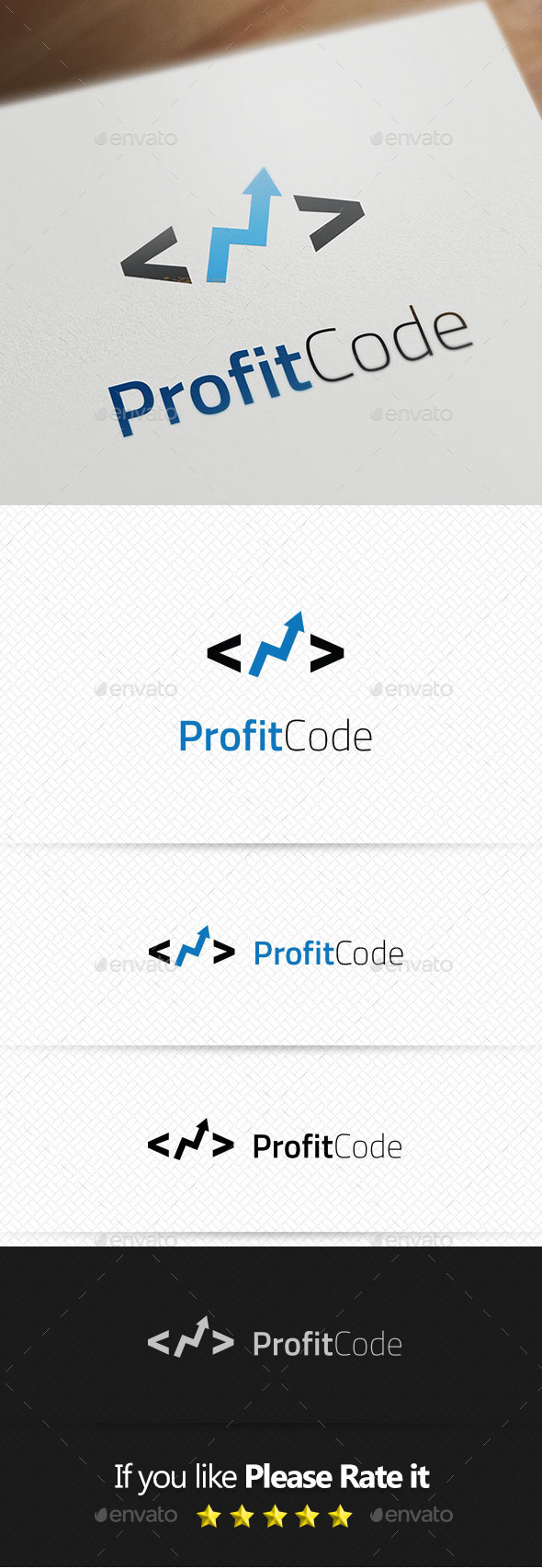 Profit Code Logo Templates - Objects Logo Templates