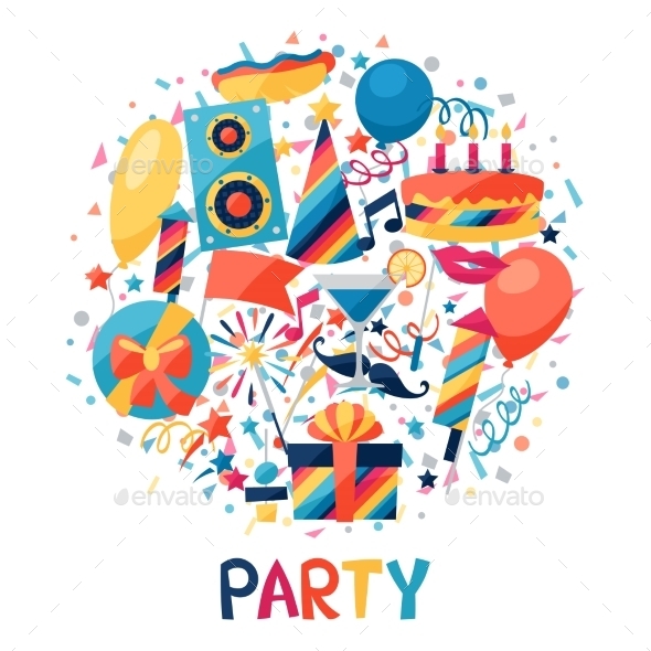 Celebration Background - Birthdays Seasons/Holidays