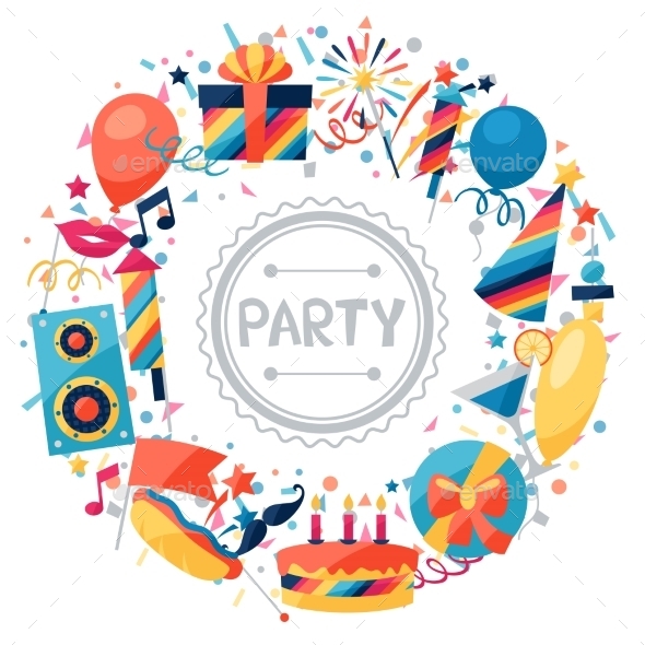 Celebration Background - Birthdays Seasons/Holidays