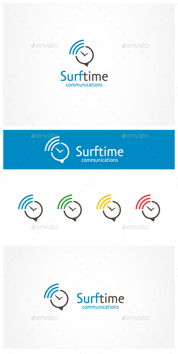 Connect Time - Symbols Logo Templates