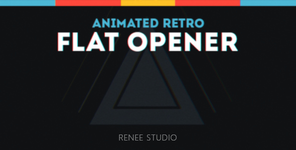 Animated Retro Flat Opener